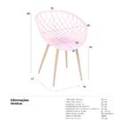 Kit - 4 X Cadeiras Clarice Nest Com Apoio De Braços - Sidera