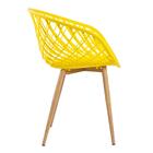 Kit - 4 X Cadeiras Clarice Nest Com Apoio De Braços - Sidera