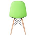 Kit - 4 X Cadeiras Eames Eiffel Botonê - Verde - Base De Made