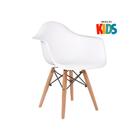 Kit - 4 X Cadeiras Eames Junior Com Apoios De Braços - Infant