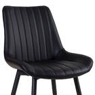 Kit - 4 X Cadeiras Estofadas Chicago - Preto