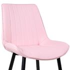 Kit - 4 X Cadeiras Estofadas Chicago - Rosa Claro