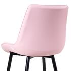 Kit - 4 X Cadeiras Estofadas Chicago - Rosa Claro