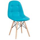 Kit - 4 X Cadeiras Estofadas Eames Eiffel Botonê - Base De Ma