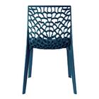 Kit - 4 X Cadeiras Gruvyer - Azul Petróleo