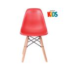 Kit - 4 X Cadeiras Infantil Eames Eiffel Junior - Kids - Verm