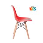Kit - 4 X Cadeiras Infantil Eames Eiffel Junior - Kids - Verm
