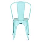 Kit - 4 X Cadeiras Iron Tolix - Azul Tiffany