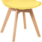 Kit - 4 X Cadeiras Leda - Amarelo