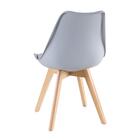 Kit - 4 X Cadeiras Leda - Cinza Claro