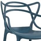 Kit - 4 X Cadeiras Masters Allegra - Azul Petróleo