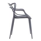 Kit - 4 X Cadeiras Masters Allegra - Cinza Escuro