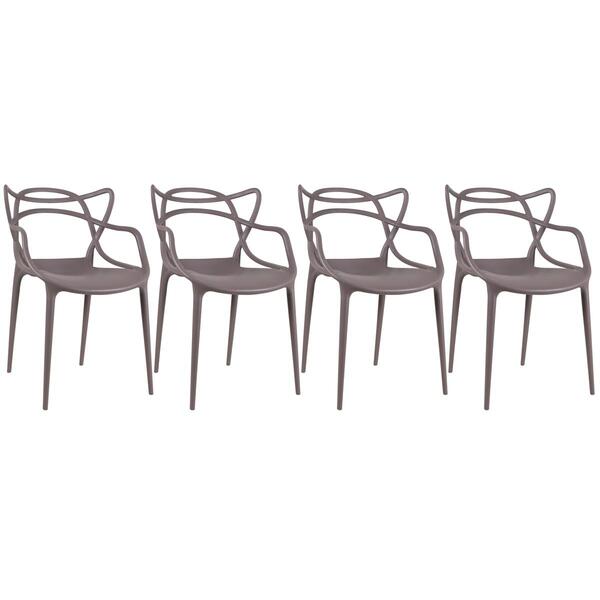 Kit - 4 X Cadeiras Masters Allegra - Fendi