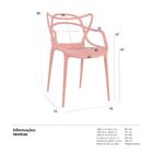 Kit - 4 X Cadeiras Masters Allegra - Terracota