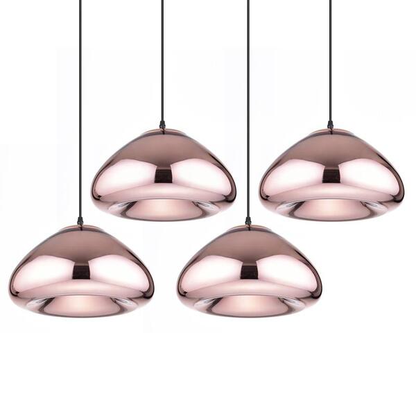 Kit - 4 X Luminárias Void - Berlim - Cobre