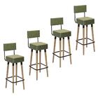 Kit 4 banquetas Barcelona Alta 70cm - Salaone