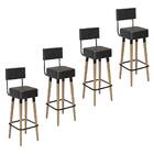 Kit 4 banquetas Barcelona Alta 70cm - Salaone