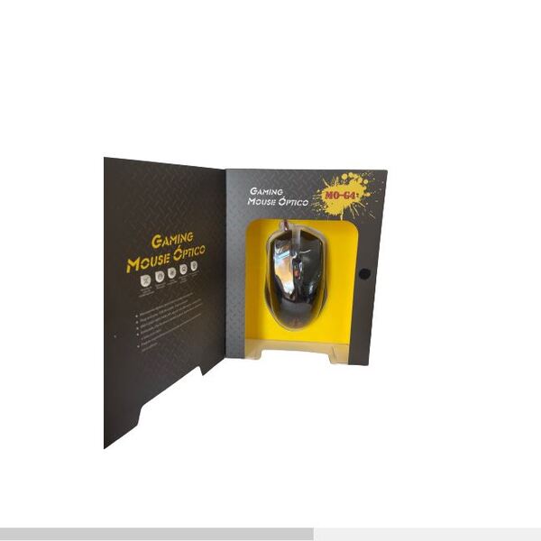 Kit 4pcs Mouse Gammer Mo-g4 Usb Preto