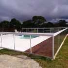 Kit 4pçs Piso Piscina Atermico Tr 50x50x1,5cm  Cinza - Silvan