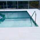 Kit 4pçs Piso Piscina Atermico Tr 50x50x1,5cm  Cinza - Silvan