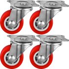 Kit 4pçs Roda Rodizio Giratório Universais Reforçado De 40mm