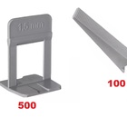 KIT - 500 Espaçador Supra Mármores E Granitos 1,5mm + 100 Cun