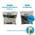 Kit 500 Nivelador + 100 Cunha De Pisos E Porcelanatos 3,0 Mm