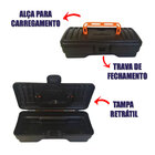 Kit 500 Parafusos Chipboard Marcenaria + Maleta Organizadora