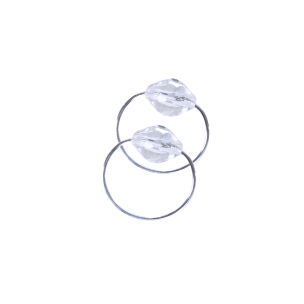 Kit 50 Anéis Guardanapo Cristalino Mesa Posta