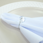 Kit 50 Anéis Guardanapo Cristalino Mesa Posta