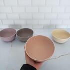 Kit 50 Bowls Bambu Cumbucas 15x7cm Sortidos Lyor Sobremesas F