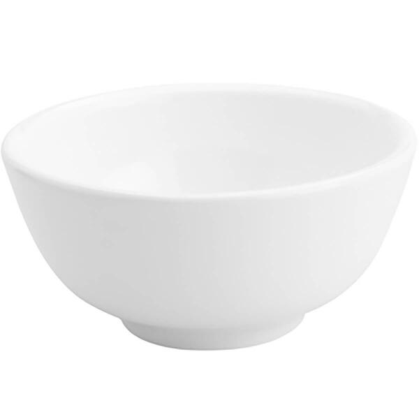 Kit 50 Bowls De Porcelana Branca 200ml Cumbucas Tigelas Peque