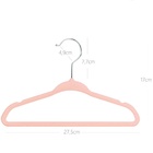 Kit 50 Cabide Infantil Veludo Antideslizante Ultra Fino Moder