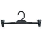 Kit 50 Cabides Com Presilhas Preto Para Lojas Plástico Prende