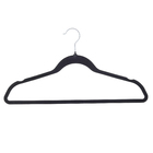 Kit 50 Cabides Veludo Slim Preto Union Home