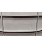 Kit 50 Cadeira Plástica Poltrona Branca Carga Máxima 182kg