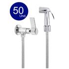 Kit 50 Ducha Higiênica Completa C/ Registro 1/4 Volta Ducha D