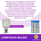 Kit 50 Lâmpadas Led Bulbo 20w Fria - Frio (6500k)
