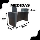 Kit 50 Pé Armário Roupeiro Guarda Roupa Canto Ivy Cinza