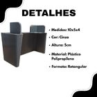 Kit 50 Pé Redondo P/ Armário Gabinete Roupeiro Pezinho Plásti