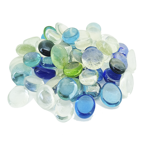 Kit 50 Pedras Decorativas De Vidros 250g Na Rede