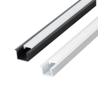 Kit 50 Perfil De Led Reforçado Embutir 24x14mm Barra 2m Para