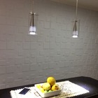 Kit 50 placas em pvc poliestireno revestimento 3d teto e pare