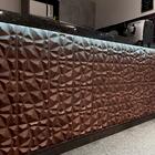 Kit 50 Placas Revestimento De Parede Pvc 3d Diamante Madeira