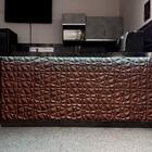 Kit 50 Placas Revestimento De Parede Pvc 3d Diamante Madeira