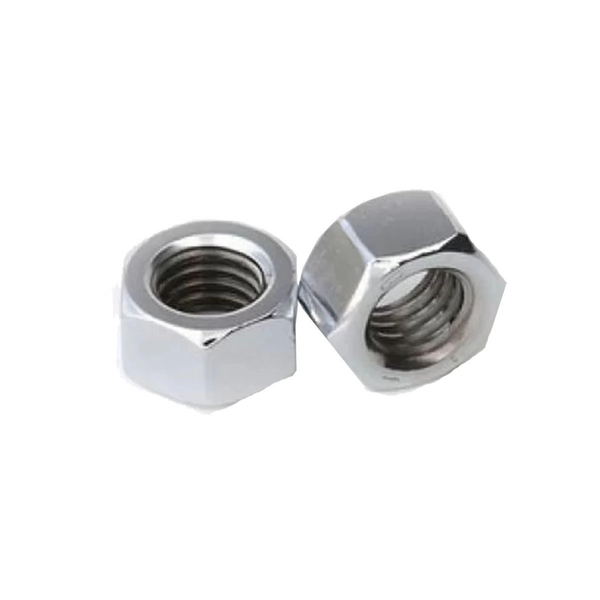 Kit 50 Porca Torneada Sextavada Zincada 1/4" - Mister