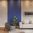 Kit 50 Unidades - Revestimento Ripado Placa Mdf Painel Decora