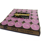 Kit 50 Velas Decorativas Não Aromatizas Rosa