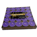 Kit 50 Velas Decorativas Não Aromatizas Roxo