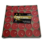 Kit 50 Velas Decorativas Não Aromatizas Vermelho